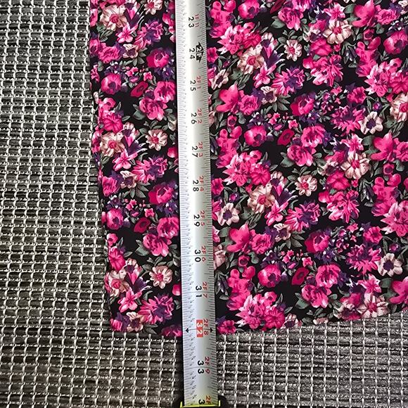 Pretty Little Thing Dress Womens Black Pink Floral Bow Slit Bodycon Cottagecore - Picture 8 of 13